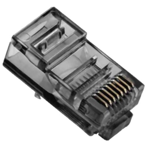 Конектор Ritar RJ-45 8P8C UTP Cat-5 для обтиску крученої пари 100 шт. Чорний (32534617) Конектор Ritar RJ-45 8P8C UTP Cat-5 для обтиску крученої пари 100 шт. Чорний (32534617)