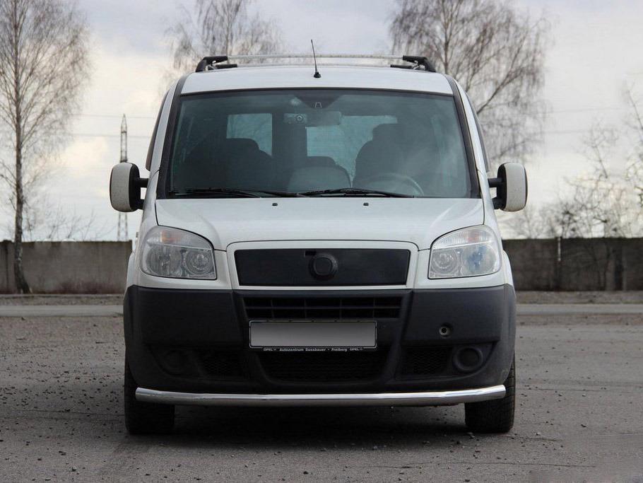 Передняя защита ST008 60 мм CAN для Fiat Doblo I 2005-2010 гг. нержавеющая сталь Хром