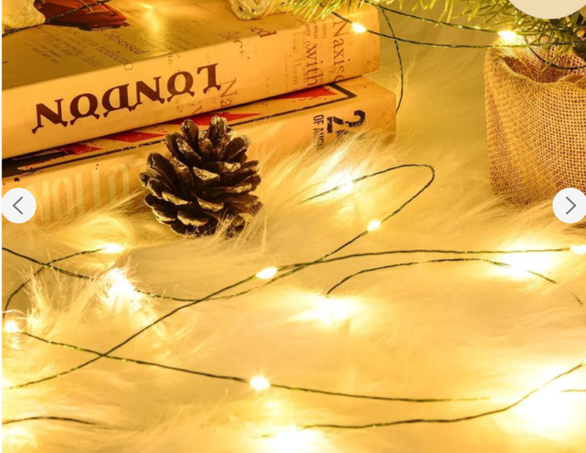 Гірлянда-нитка Роса 220V 500 LED 8 режимів зелений провід на котушці 50 м Теплий білий (50 USB rosa) - фото 9