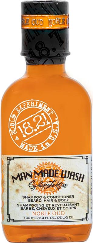 Шампунь/кондиціонер для бороди/волосся/тіла 18.21 Man Made Noble Oud 100 мл (2008445185) - фото 2