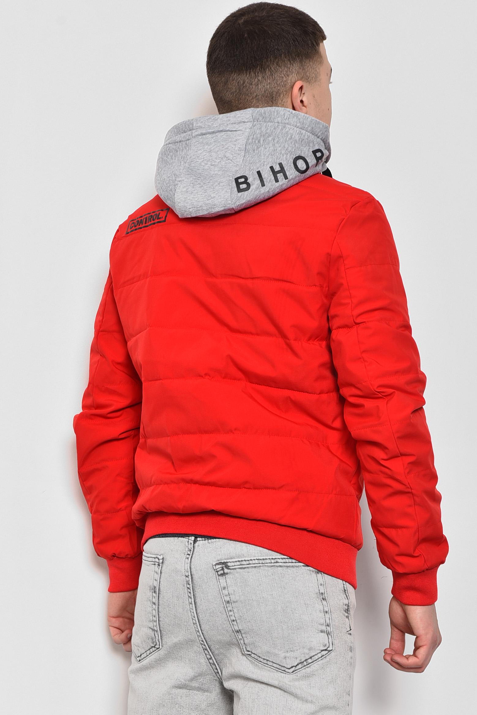 Куртка мужская демисезонная XL Красный (175224) - фото 3