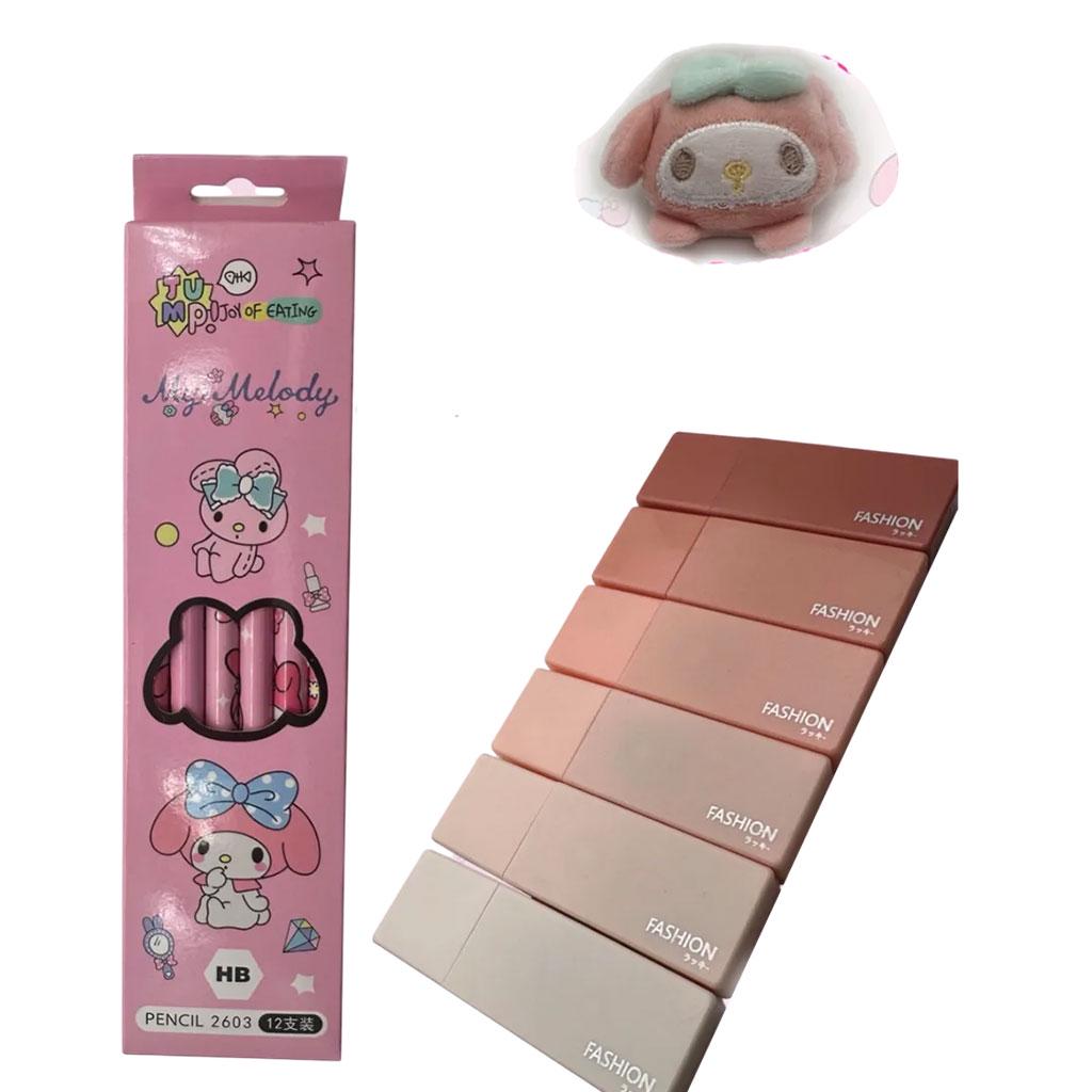 Набір канцелярії в чемодані Зайка 55в1 Рожевий - фото 9 Набір канцелярії в чемодані Зайка 55в1 Рожевий - фото 9