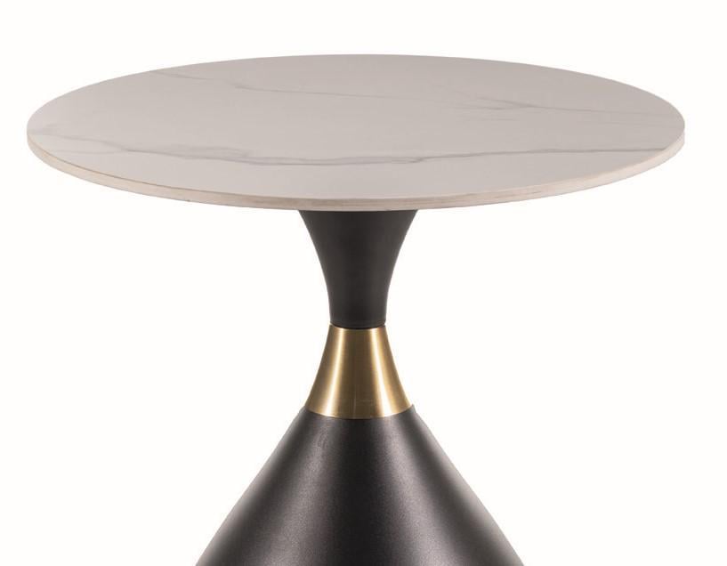 Журнальний столик Signal VIRGO 50 см Білий/Чорний/Золотий (VIRGOBC50) - фото 2 Журнальний столик Signal VIRGO 50 см Білий/Чорний/Золотий (VIRGOBC50) - фото 2