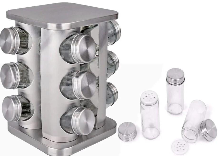 Набір для спецій Benson BN-139 квадратна підставка 13 пр. (11274133)