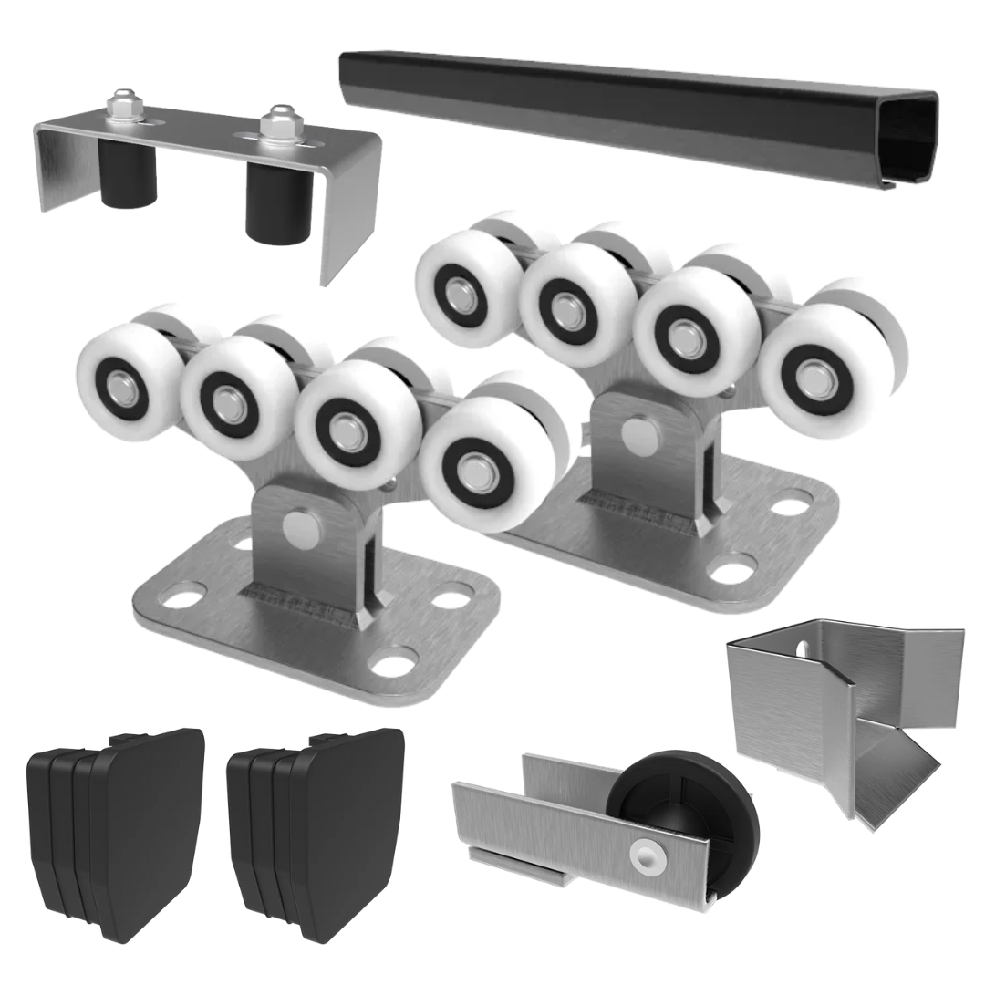 Комплект для консольних воріт Roll Grand №4 до 400 кг до 4 м направляюча мала 6 пог. м