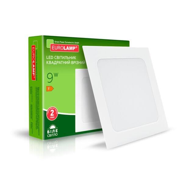 Светильник LED Eurolamp Downlight квадратный врезной 9W 4000K (36693311)