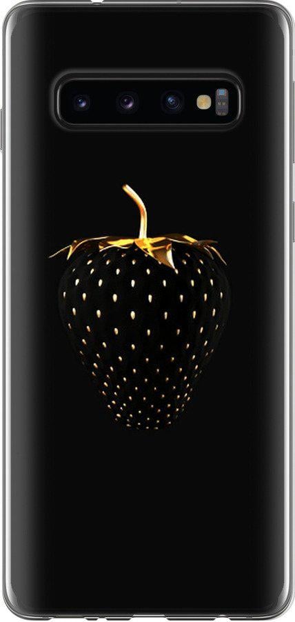 Чехол на Samsung Galaxy S10 Черная клубника (3585t-1640-42517)