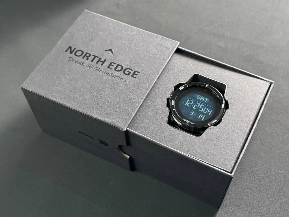 Часы водостойкие ударопрочные с компасом North Edge Alps 5 BAR Black - фото 6 Часы водостойкие ударопрочные с компасом North Edge Alps 5 BAR Black - фото 6