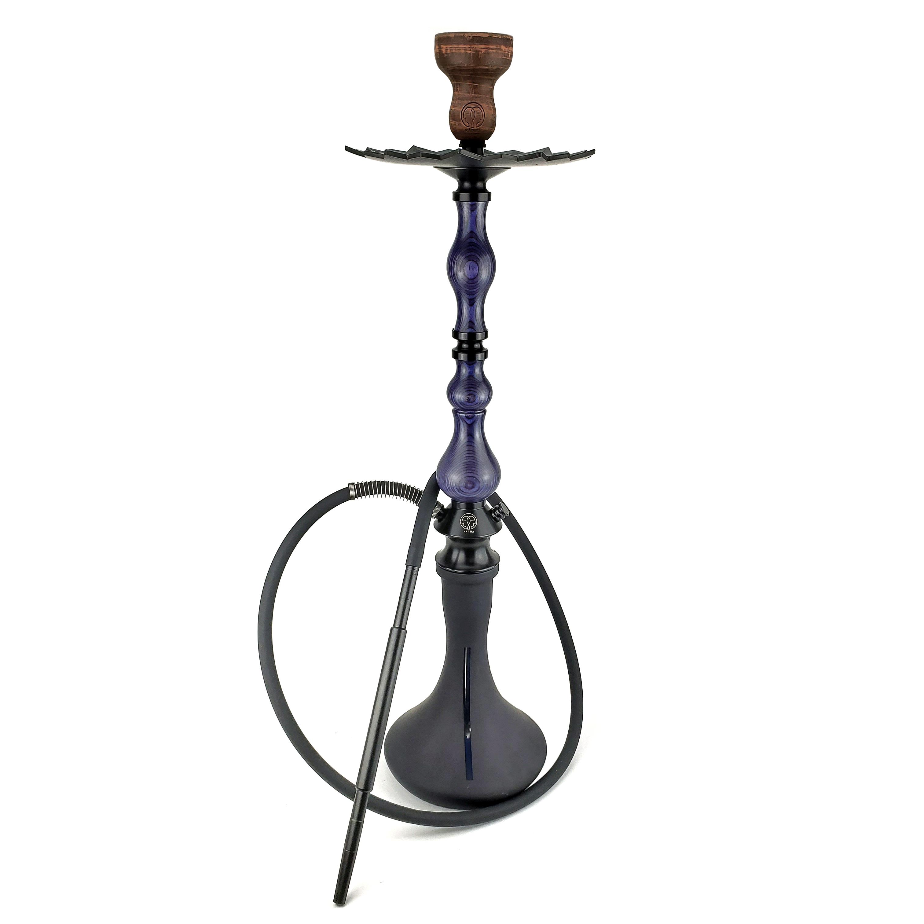 Кальян Karma Hookah 0.0 Blue з колбою Craft Black Matt (034-263) - фото 2