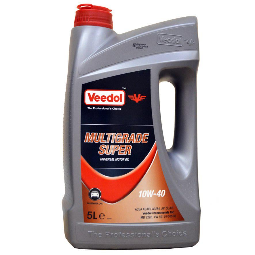 Моторна олива Veedol MULTIGRADE SUPER 10W40 5 л - фото 1 Моторна олива Veedol MULTIGRADE SUPER 10W40 5 л - фото 1
