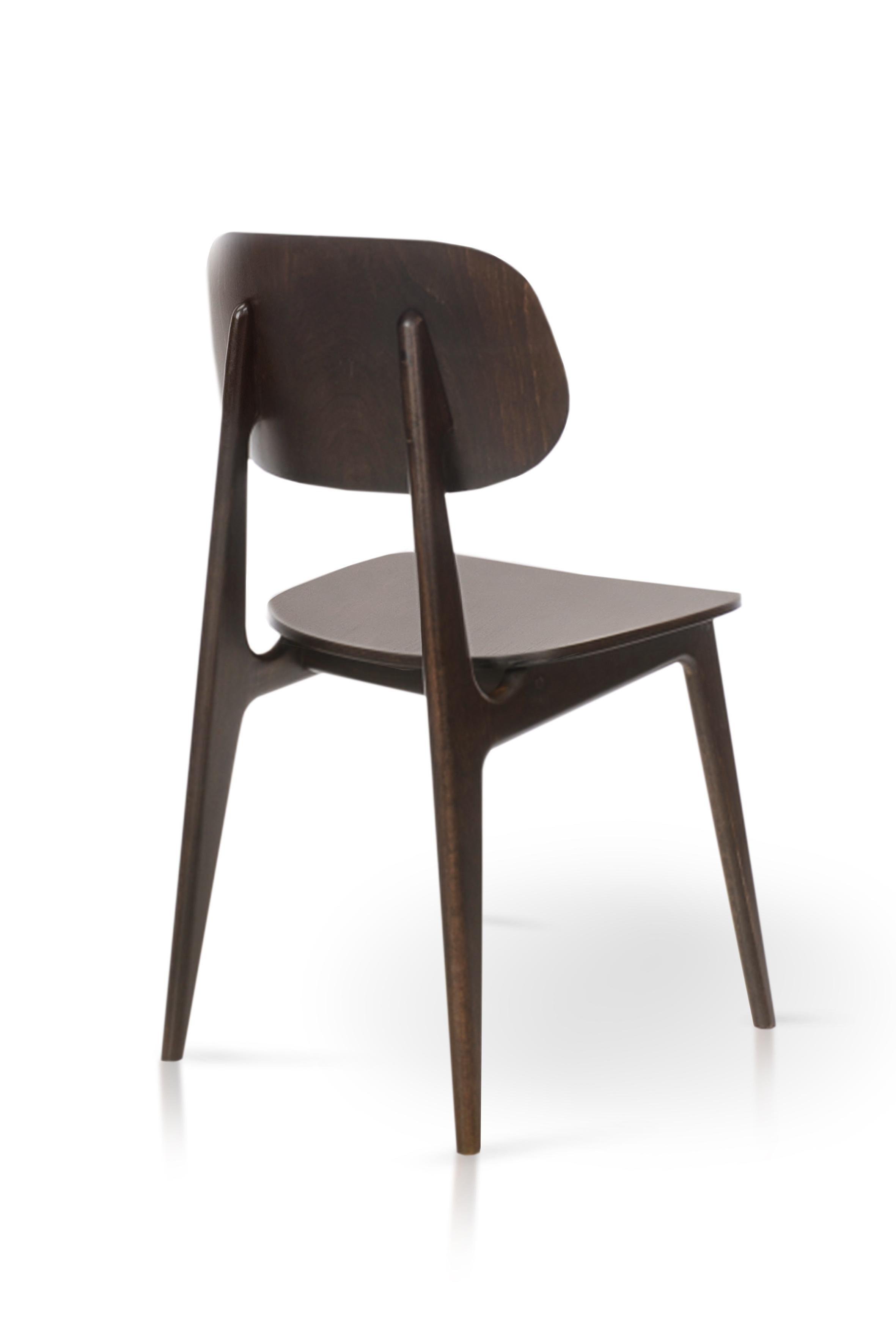 Стілець для кухні та вітальні Колібрі Лула 450х840х530 мм Темний горіх (GAА0055534) - фото 3 Стілець для кухні та вітальні Колібрі Лула 450х840х530 мм Темний горіх (GAА0055534) - фото 3