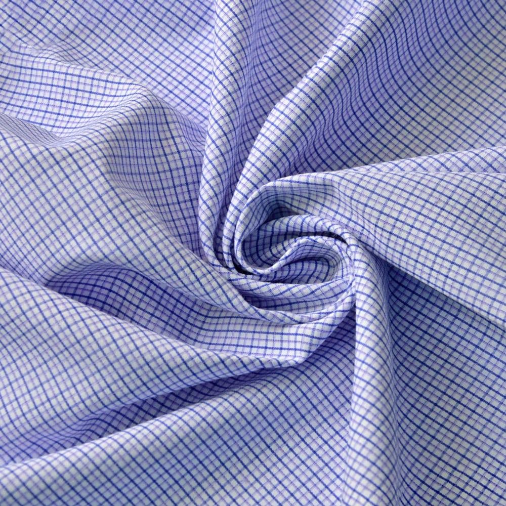 Ткань рубашечная клетка Фиолет/Сирень (11250)