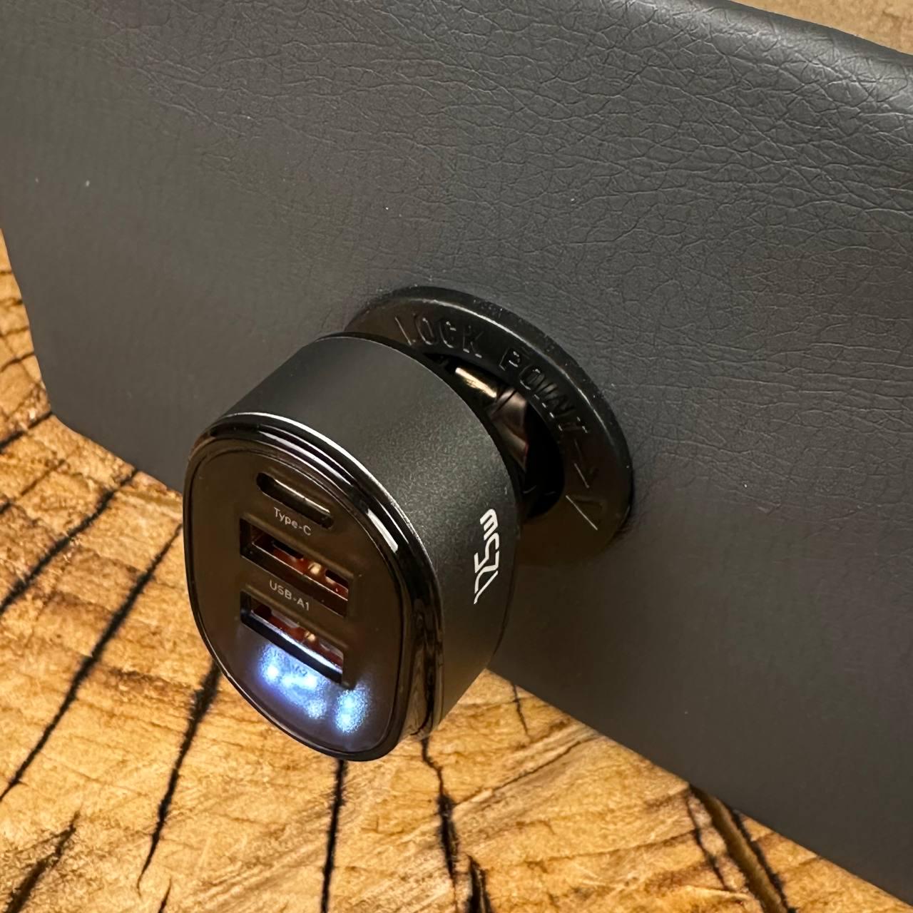 Зарядка в прикурювач Essager 2 USB-A 1 USB-C QC3.0 125 Вт швидка зарядка - фото 2