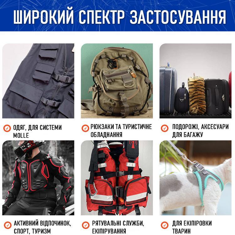 Карабін фіксатор D-подібний Tornado Grimloc MOLLE 4 шт. Khaki (11198491) - фото 7 Карабін фіксатор D-подібний Tornado Grimloc MOLLE 4 шт. Khaki (11198491) - фото 7