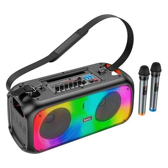 Колонка беспроводная Hoco BS54 BT5.1 2Mic 3H AUX/FM/TF 2 микрофона 30 Вт (MG-02104) Колонка беспроводная Hoco BS54 BT5.1 2Mic 3H AUX/FM/TF 2 микрофона 30 Вт (MG-02104)
