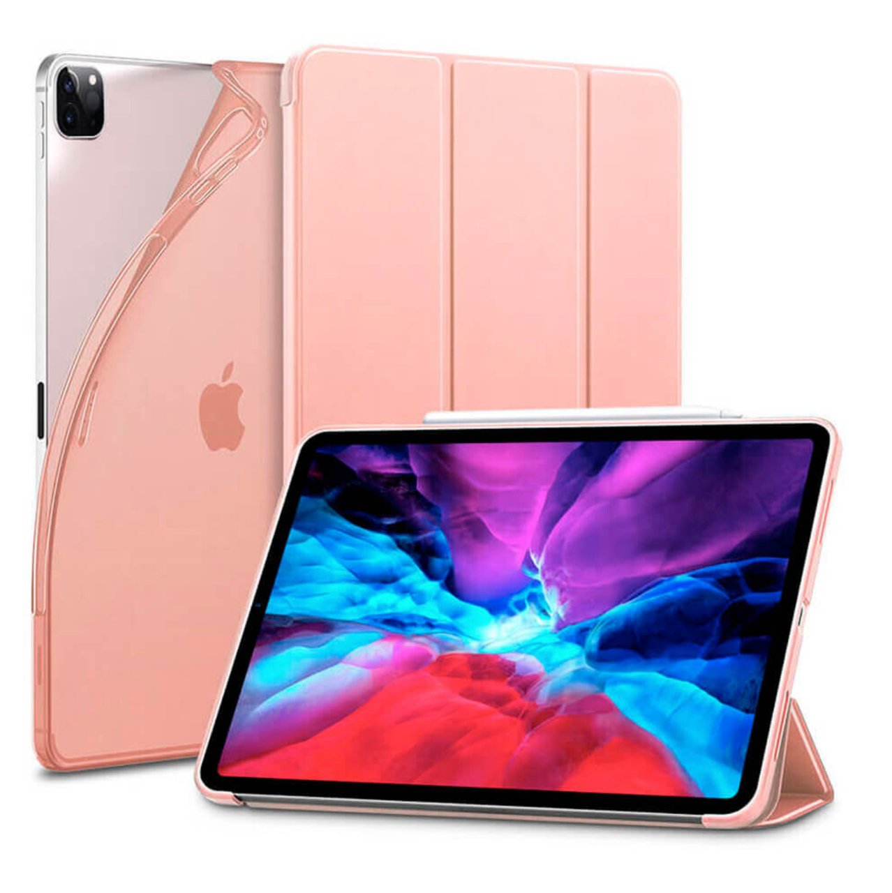 Чехол-книга ESR Rebound Slim для iPad Pro 12,9" Rose gold - фото 2