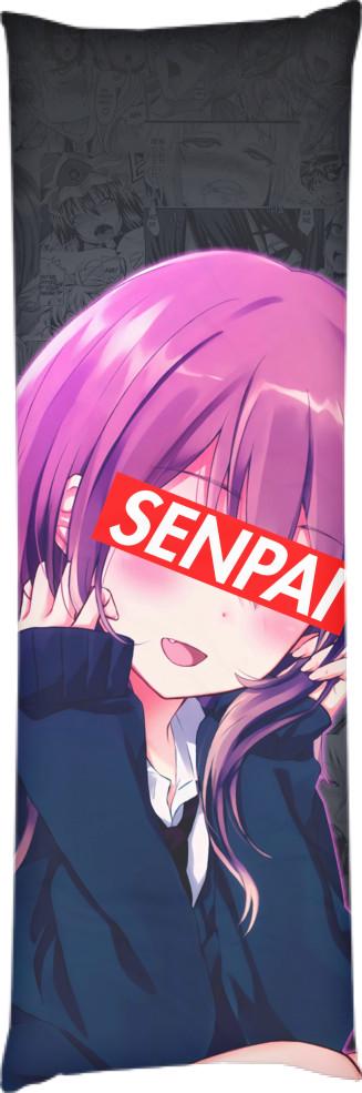 Подушка дакимакура Anime Senpai 4 60x180 см (14106047)