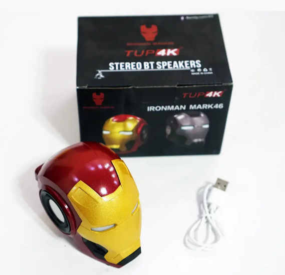 Портативна бездротова Bluetooth колонка Iron Man (17611) - фото 5