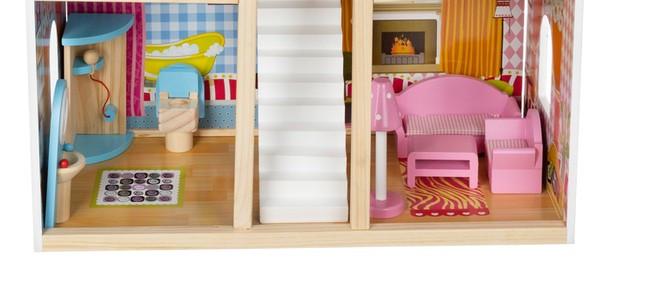 Домик вилла деревянный Kruzzel 11251 кукольный с бассейном - фото 4 Домик вилла деревянный Kruzzel 11251 кукольный с бассейном - фото 4