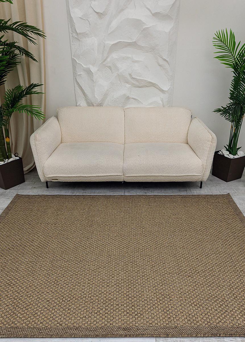 Ковер безворсовый Natura b3667d 80x300 см Brown (101790830)