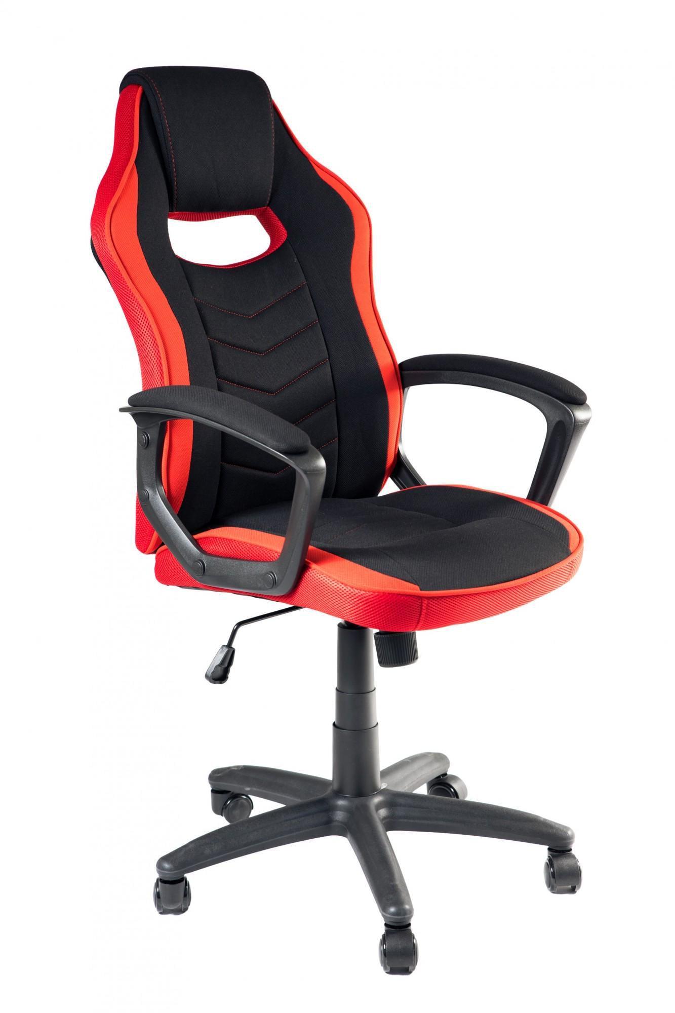 Кресло офисное компьютерное PilotDesign Tilt Черно-красный