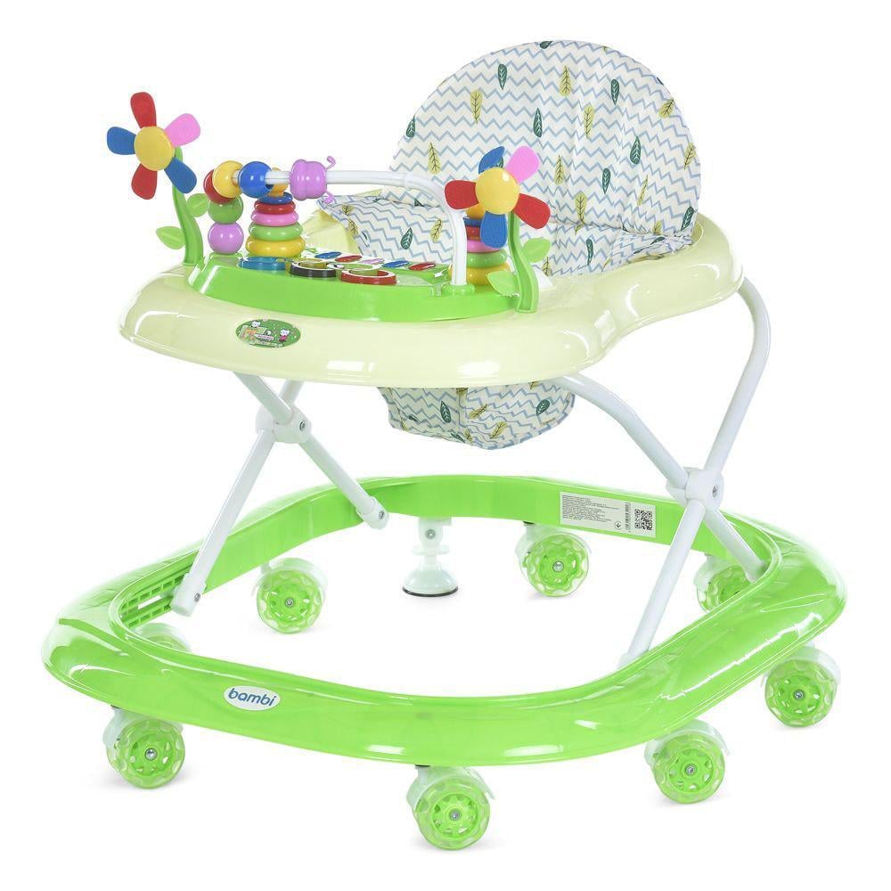 Ходунки Bambi M 3619 Салатовый с подвижными элементами для развития моторики (24367401)