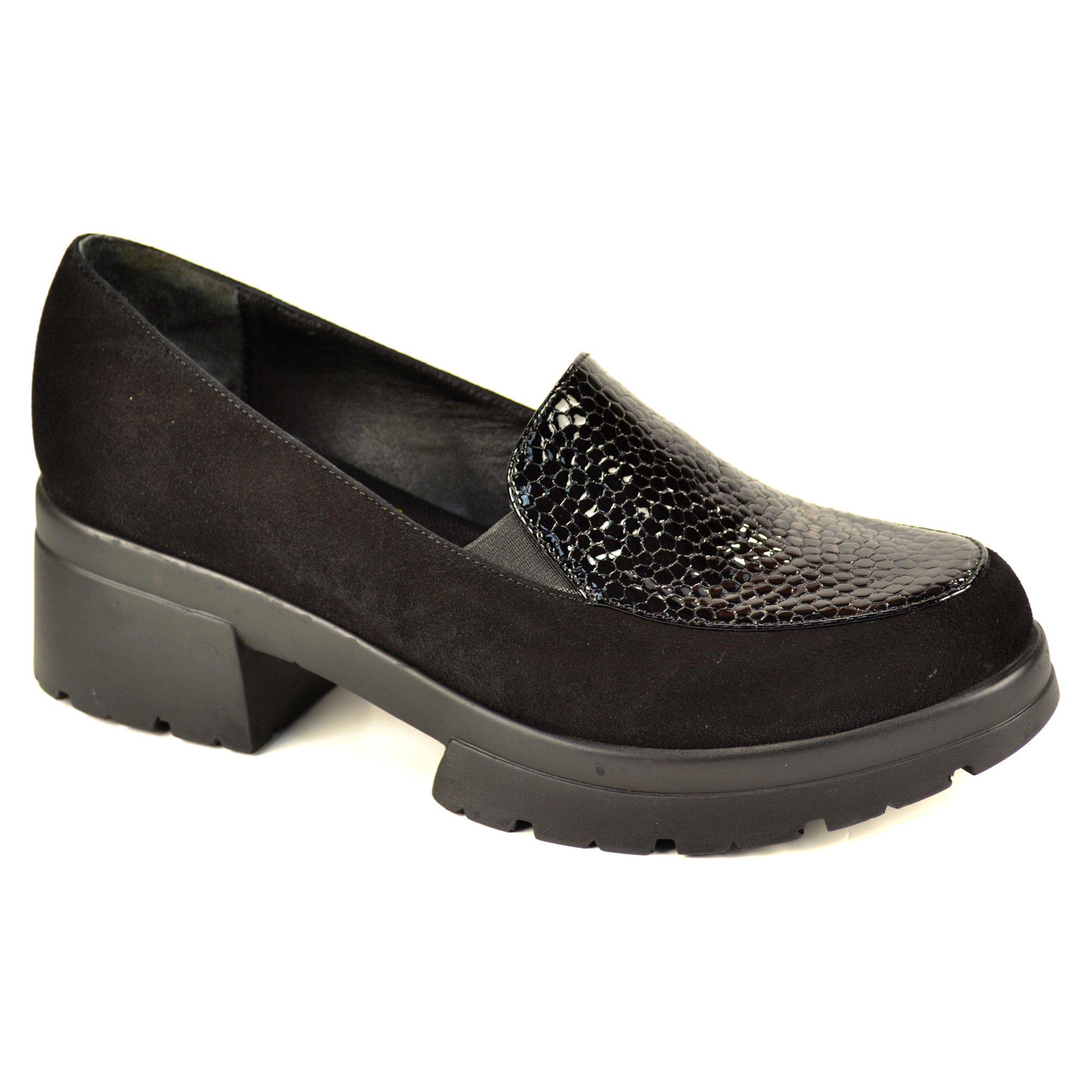 Туфли женские осенние Lottini р. 40 Черный (04126-40)