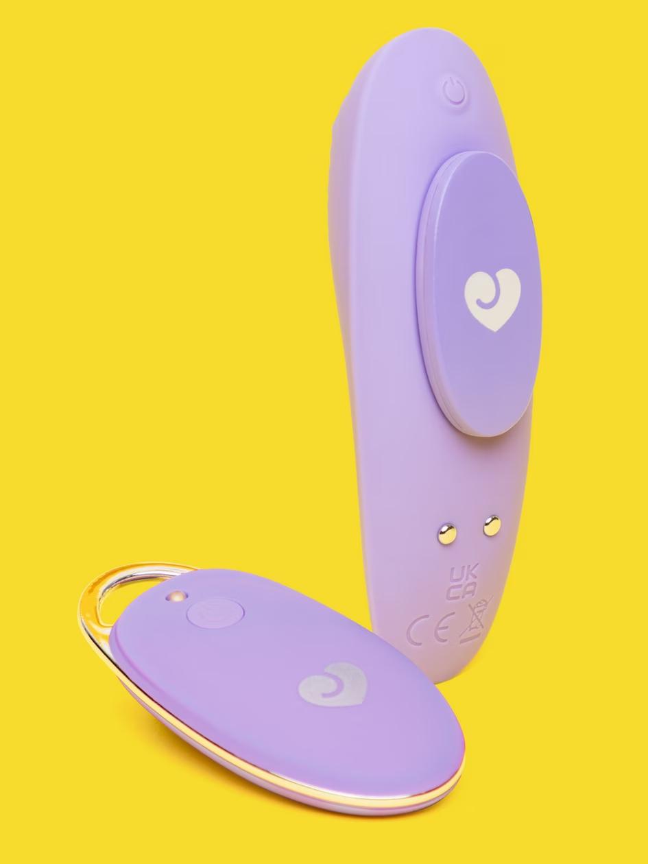 Вибратор в трусики с пультом Lovehoney Mon Ami Panty Vibrator для клитора, сиреневый