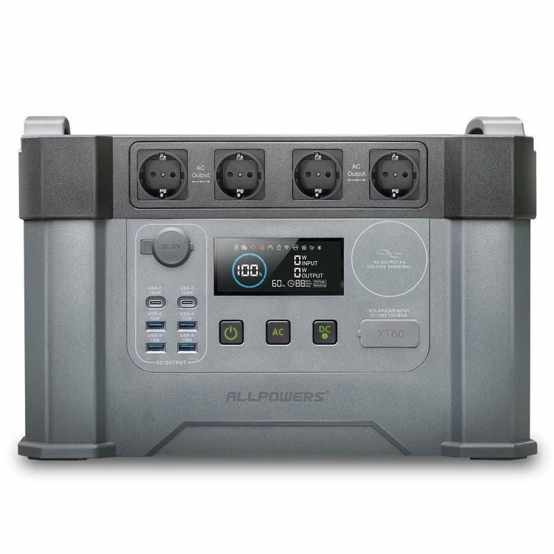 Зарядная станция ALLPOWERS S2000 Pro APP Control Wi-Fi Bluetooth 2400W 1451Wh LiFePO4 3500Cycles MPPT 650w max CAR port DC1 (3200264726) Зарядная станция ALLPOWERS S2000 Pro APP Control Wi-Fi Bluetooth 2400W 1451Wh LiFePO4 3500Cycles MPPT 650w max CAR port DC1 (3200264726)