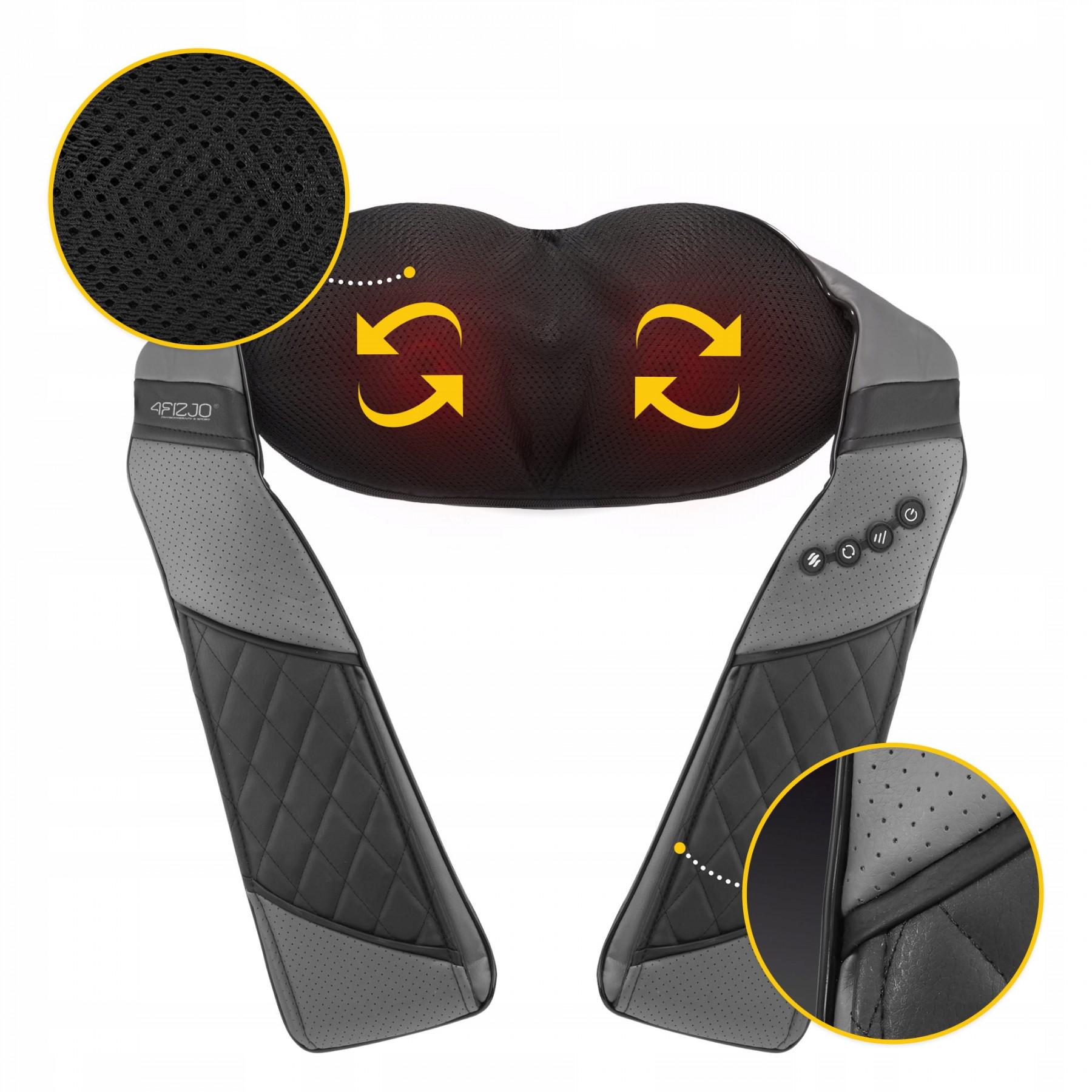 Массажер 4fizjo Shiatsu Luxury+ для шеи и спины Grey (4FJ0563) - фото 10 Массажер 4fizjo Shiatsu Luxury+ для шеи и спины Grey (4FJ0563) - фото 10