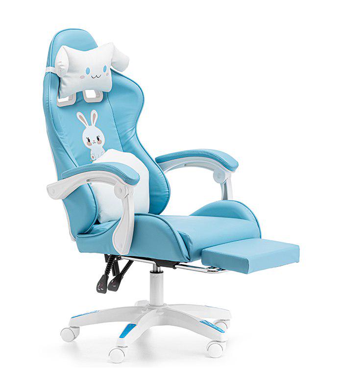 Крісло геймерське дитяче G893 з подушками та підставкою для ніг Синій (24096887) - фото 5 Крісло геймерське дитяче G893 з подушками та підставкою для ніг Синій (24096887) - фото 5