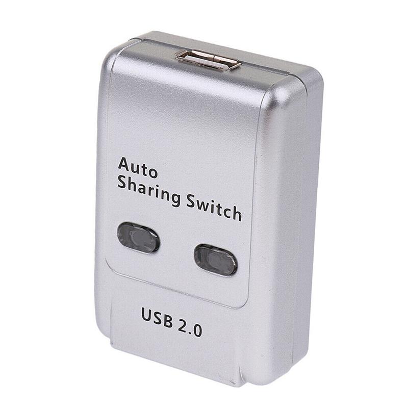 Коммутатор FJGear U02S для принтера/сканера 2-портовый Auto Switch Silver (591122) - фото 6