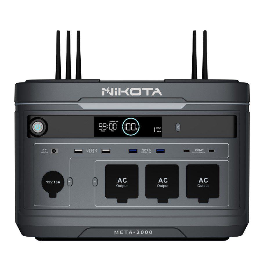 Портативная зарядная станция NiKOTA META2000NCM-4G 2016Wh MAX 4000W (57243)