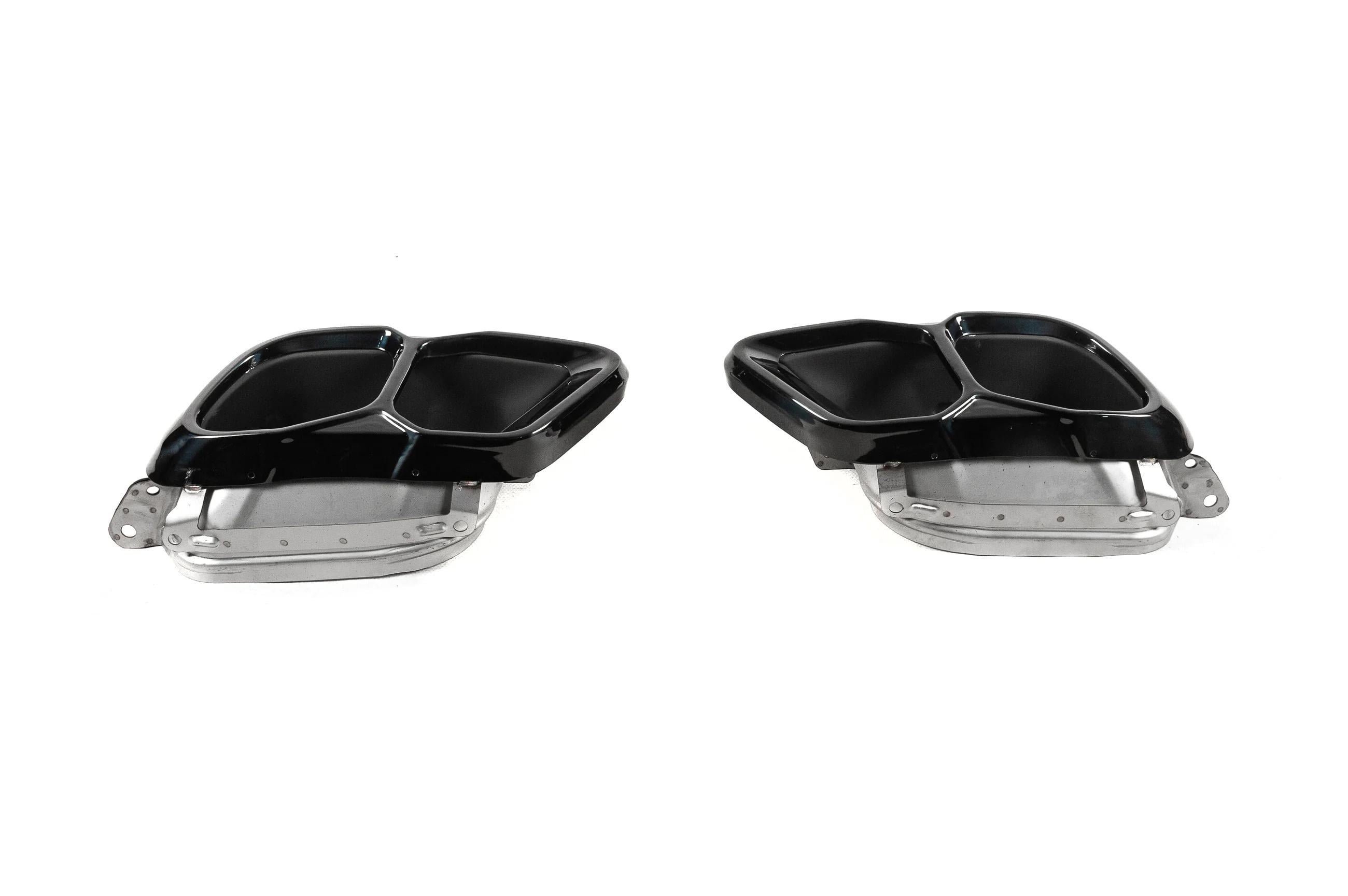 Насадки на глушитель M-Performance GBT для BMW X6 G06 2019-2027 гг. нержавеющая сталь Черный (151920)