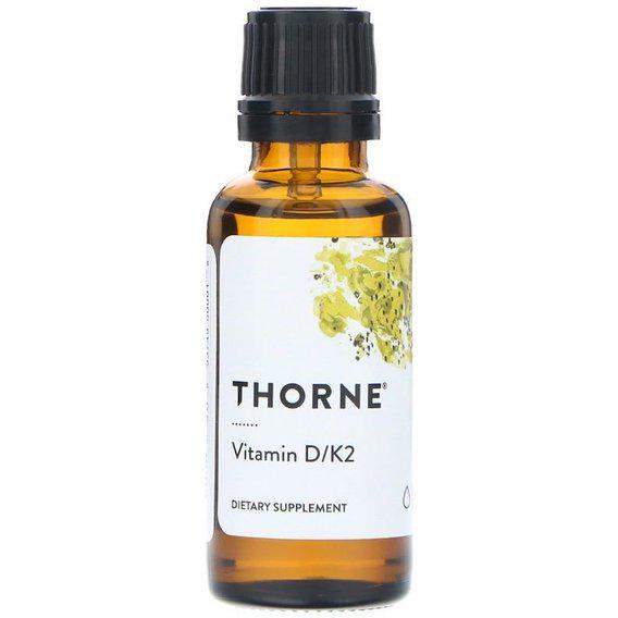 Комплекс Витамин D3+K2 Thorne Research Vitamin D/K2 1ун. 30 мл