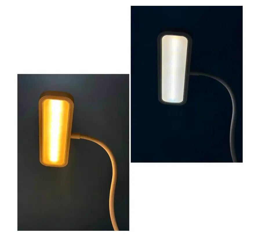 Настольная лампа портативная XO OZ06B с аккумулятором и регулировкой яркости Белый (612180) - фото 6