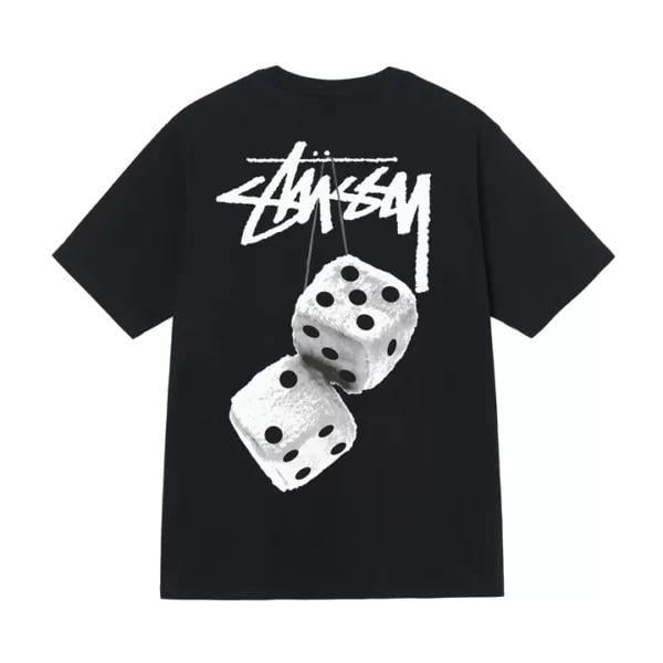 Футболка LOYS Stussy FUZZY-DICE L Чорний (W2661-L)