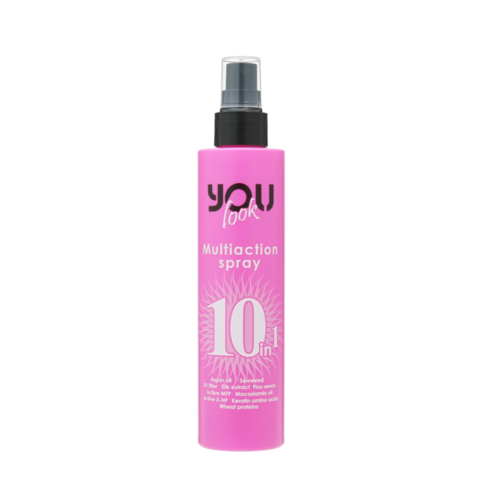 Мультиспрей миттєвої дії You Look Professional Multiaction Spray 10in1 200 мл Pink