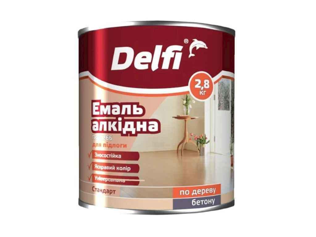 Емаль алкідна ПФ-266 Delfi 2,8 кг Червоно-коричневий (483520)