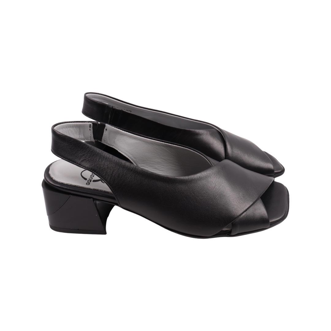 Босоножки женские Aquamarin из кожи р. 37 Черный (2145-22LB)