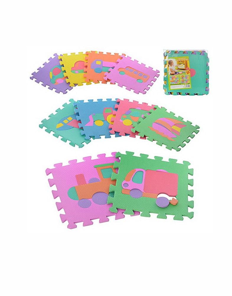 Развивающий ковер-пазл HOME M 0377 Транспорт из EVA на 10 деталей 30х30х8 см (6903119150014) Развивающий ковер-пазл HOME M 0377 Транспорт из EVA на 10 деталей 30х30х8 см (6903119150014)