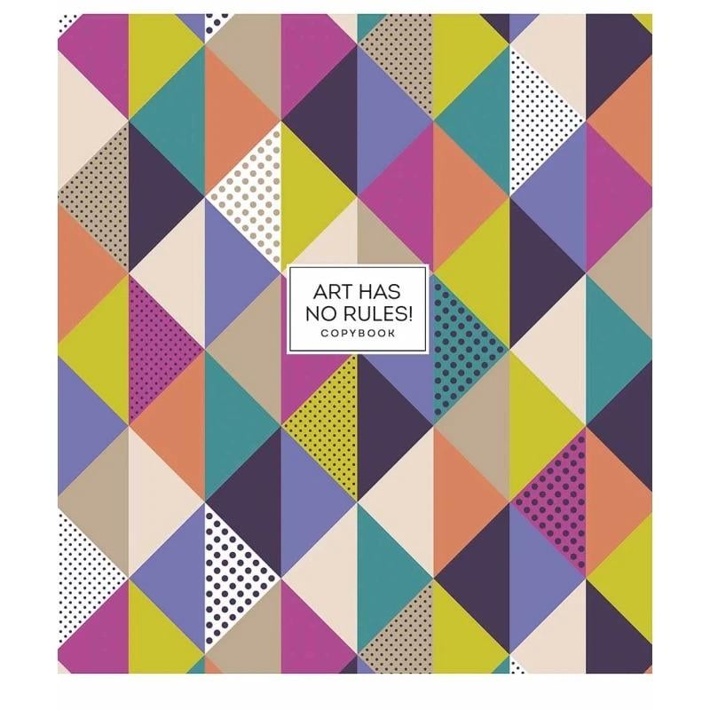 Школьная тетрадь в линейку Школярик 60 листов Разноцветный (NB-286-Z-168)