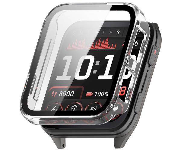 Чехол с защитным стеклом Protective Cover with Glass для Garmin Venu X1 Прозрачный