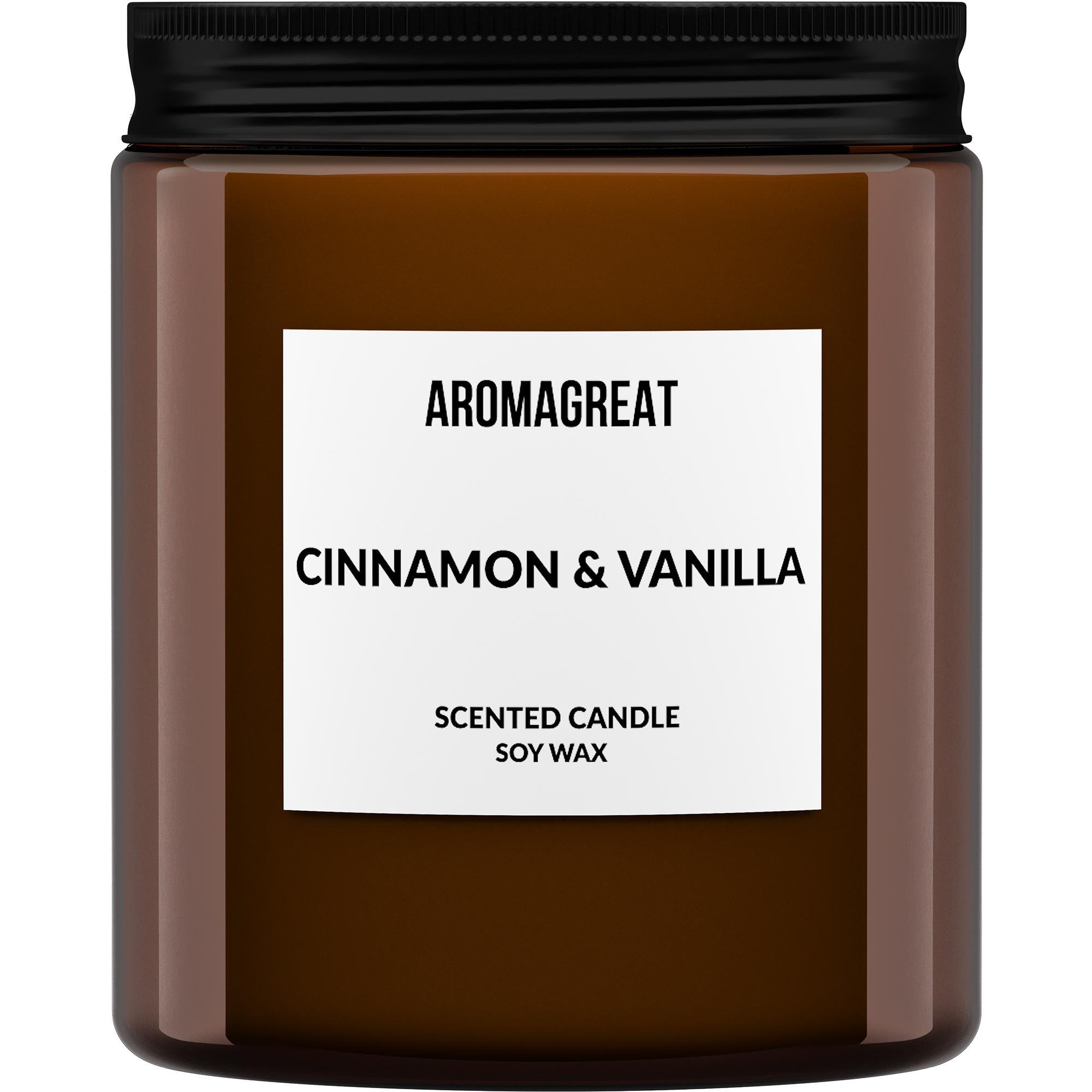Ароматическая свеча из соевого воска Cinnamon & Vanilla 200 г