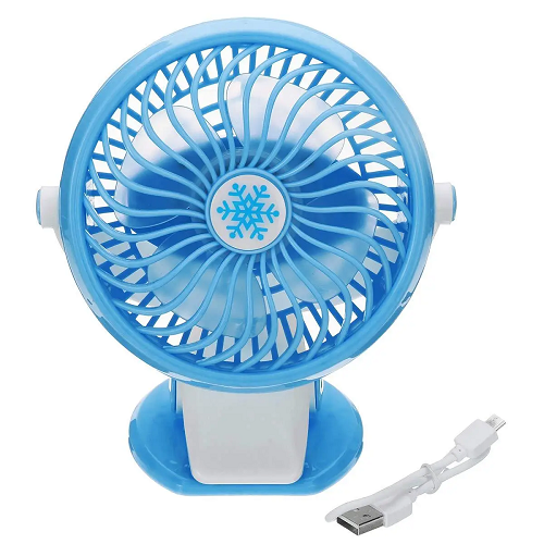 Вентилятор настільний Mini Fan Clip ML-F168 USB блакитний 4,5 Вт