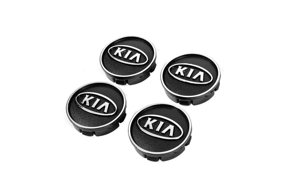 Колпачки на диски Davs Auto kia60tur-bl для KIA abs-пластик Черный