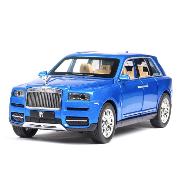 Машинка Rolls Royce Cullinan іграшка металева 1:24 Синій (59402) - фото 2