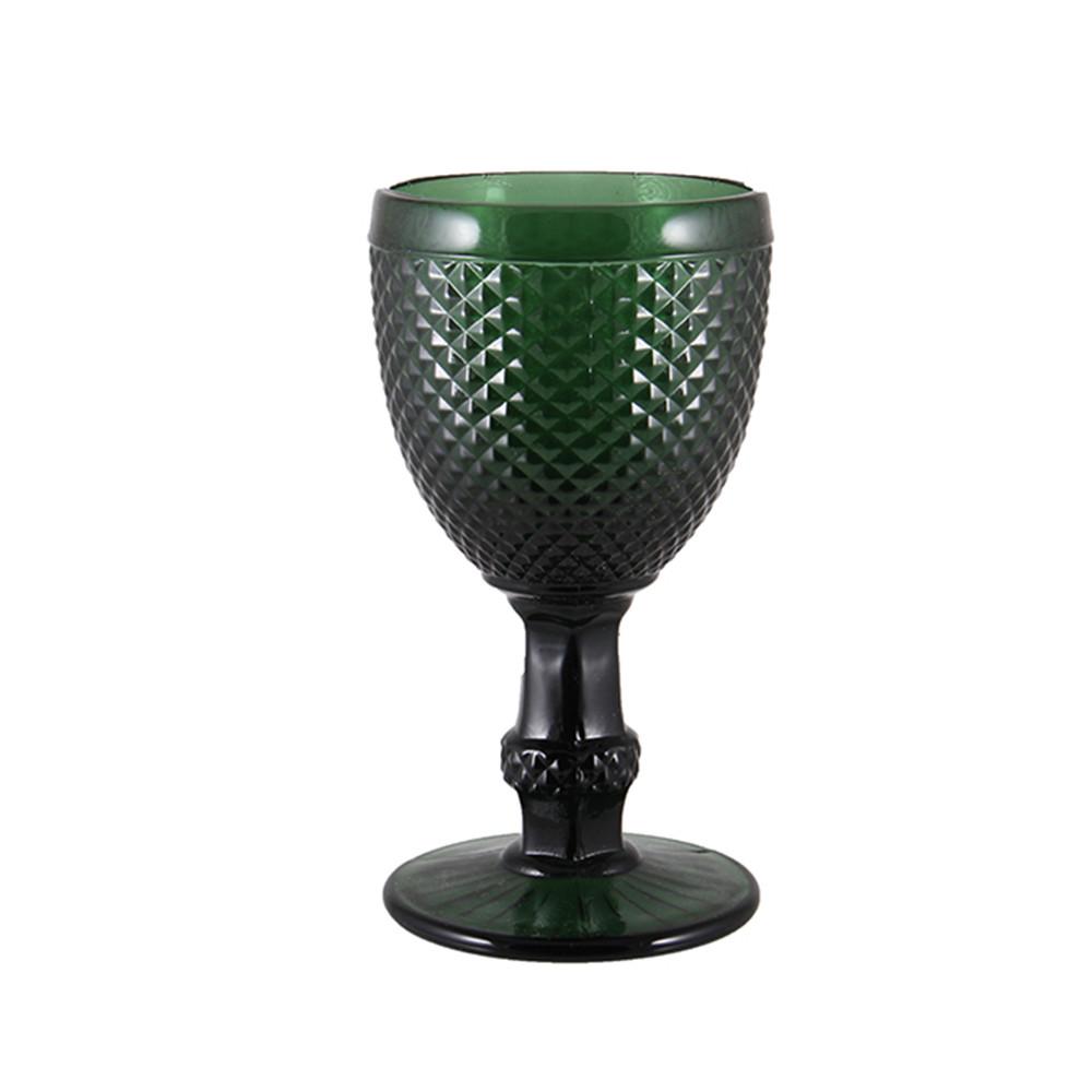 Бокал Амбер для вина винтажный 250 мл Зеленый (21-7824A-5)