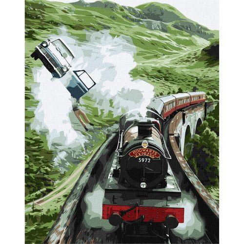 Картина по номерам Harry Potter Полет в Хогвартс 40х50 см (2987506410)