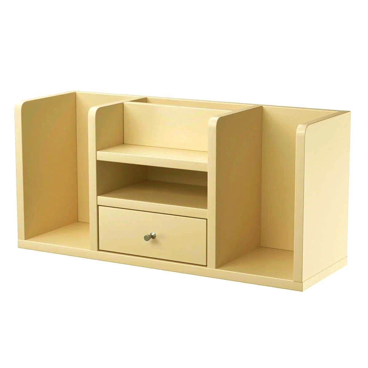 Полка книжная настольная из дерева Минара Лимонад (КПА-037851)